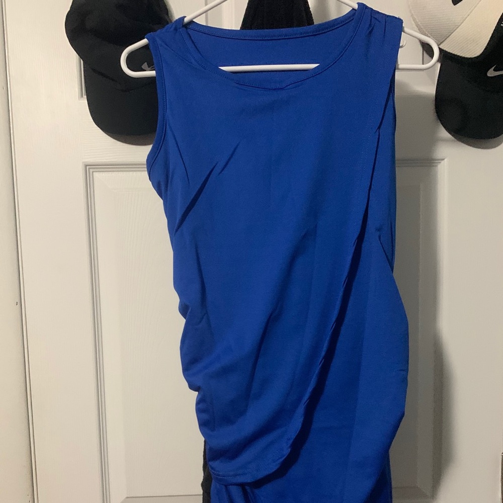 Royal blue dress